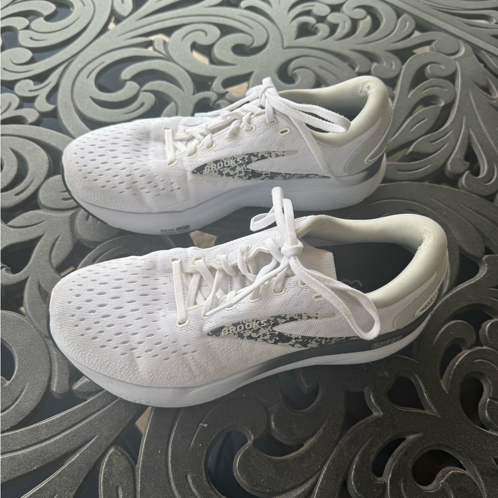 Brooks White Athletic Shoes